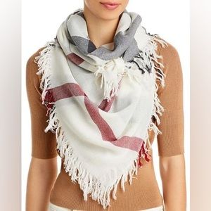 Burberry Square Wool Scarf